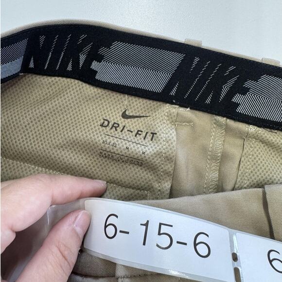 Nike Dri-FIT Golf Pants Mens 30x32 Khaki Flex Standard Fit Stretch AJ5489-247 - Picture 3 of 8